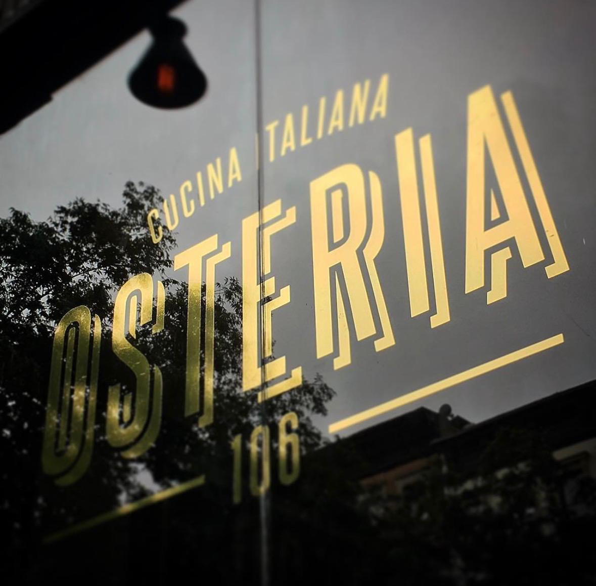 Exterior of Osteria 106 on the Upper West Side